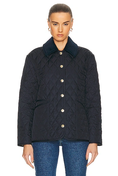 Shop Burberry Dranefeld Jacket In Midnight