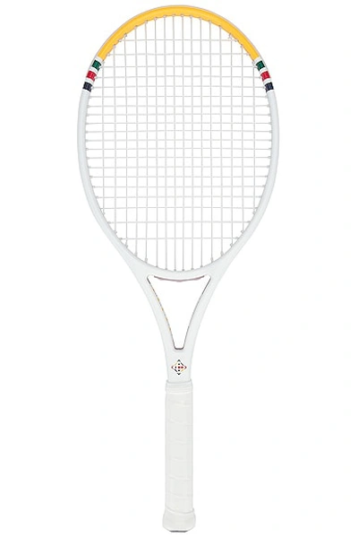 Shop Casablanca Casa Sport Tennis Racket In White & Multi