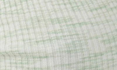 Shop O'neill Vallarta Space Dye Rib Stretch Cotton Crop Camisole In Oasis