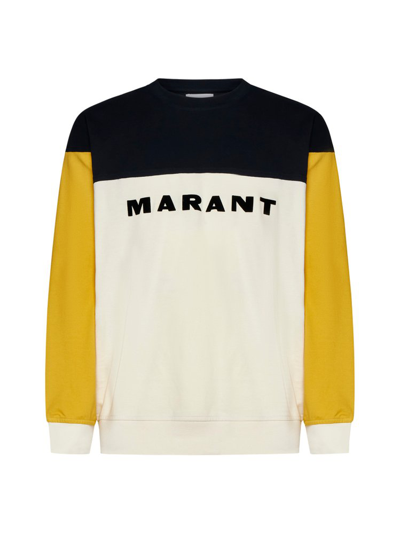 Shop Isabel Marant Aftone Crewneck Sweatshirt In Multi