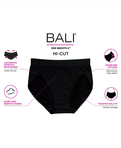 Bali One Smooth U All-over Smoothing Hi Cut Brief Underwear 2362 In Blushing Pink
