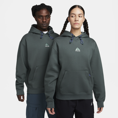 Shop Nike Unisex  Acg Therma-fit Fleece Pullover Hoodie In Green