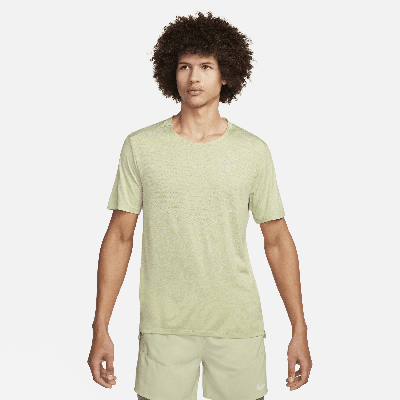 Shop Nike Men's Rise 365 Dri-fit Short-sleeve Running Top In Green