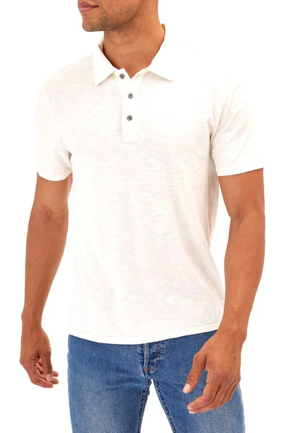 Shop Threads 4 Thought Slub Jersey Polo In Ecru