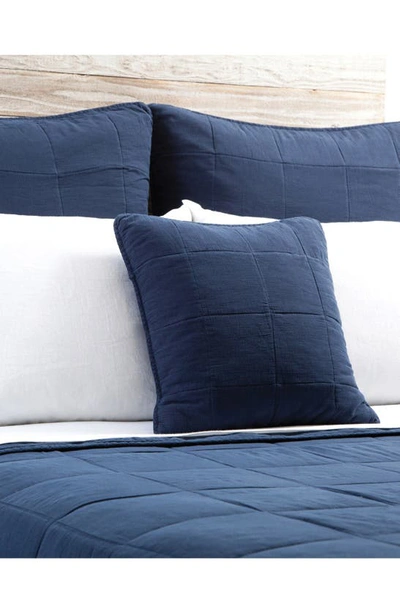 Shop Pom Pom At Home Antwerp Cotton Coverlet In Navy