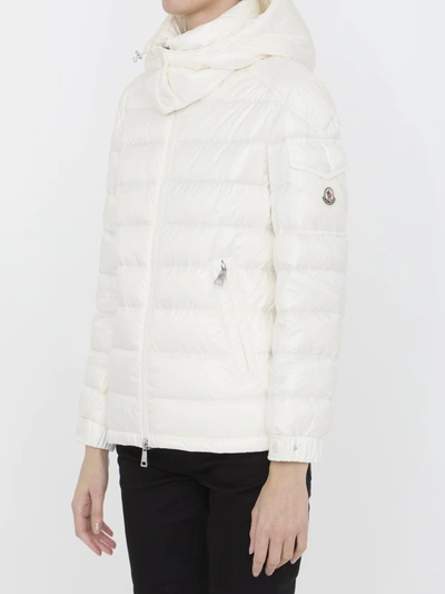 Shop Moncler Dalles Short Down Jacket In White