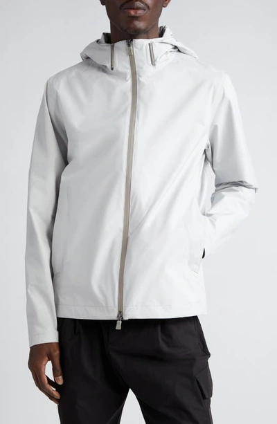 Shop Herno Laminar 2-ply Gore-tex® Water Resistant Jacket In Stone