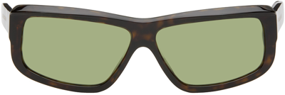 Shop Marni Brown Annapuma Circuit Sunglasses In 3627