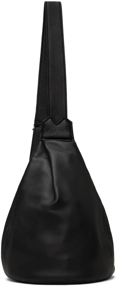 Shop Yohji Yamamoto Black Y Discord Small Crossbody Bag In 1 Black