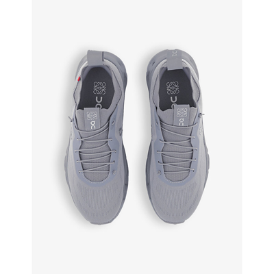 Shop Loewe Men's Slate Grey X On-running Cloudtilt Recycled-polyester Low-top Trainers