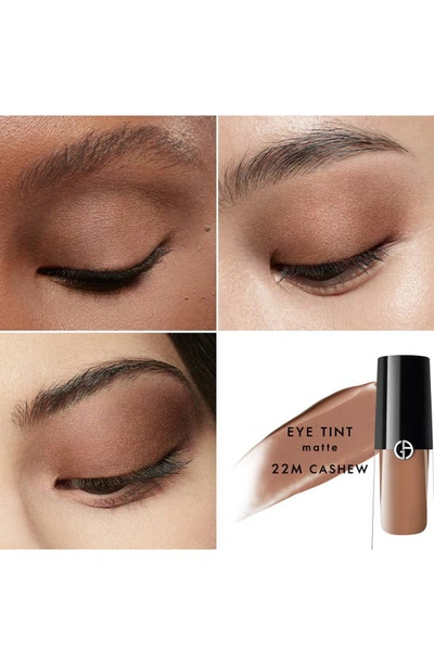 Shop Armani Beauty Eye Tint Liquid Eyeshadow In 22m Cashew