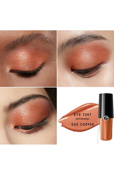 Shop Armani Beauty Eye Tint Liquid Eyeshadow In 26s Copper