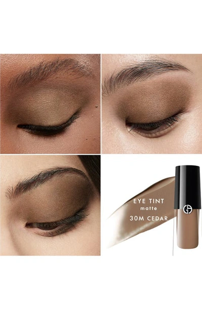 Armani Collezioni Eye Tint Long-lasting Liquid Eyeshadow In 30m Cedar