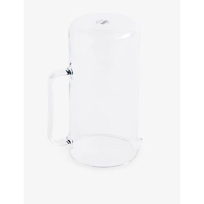 Hay Clear Borosilicate Large Square-handle Glass Jug 23cm In Clear