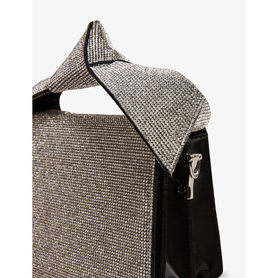 Shop Ted Baker Women's Silver Nialisa Woven Cross-body Bag