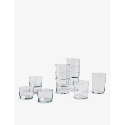 Shop Hay Clear Medium Stackable Drinks Glass 9cm