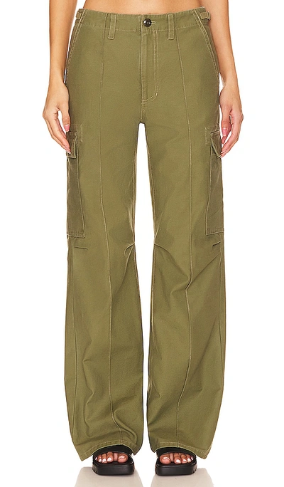 Shop Re/done Military Trouser In Bayleaf