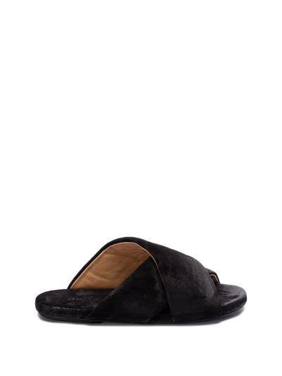 Shop Marsèll `spanciata` Sandals In Black  