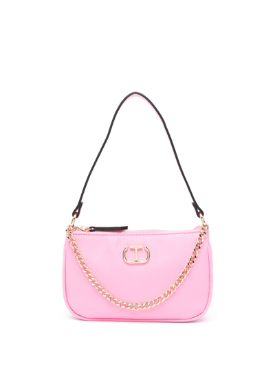 Shop Twinset Small Crossbody Bag In Pink