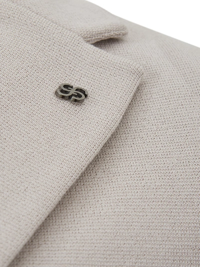 Shop Gran Sasso Elegant Grey Wool Men's Jacket