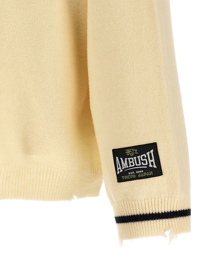 Shop Ambush 'tofu' Sweater In White