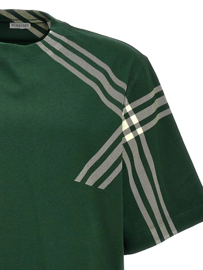 Shop Burberry 'tops' T-shirt In Green