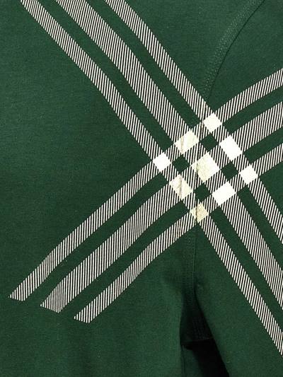 Shop Burberry 'tops' T-shirt In Green