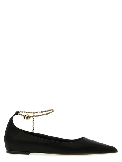 Shop Ferragamo 'dada' Ballet Flats In Black