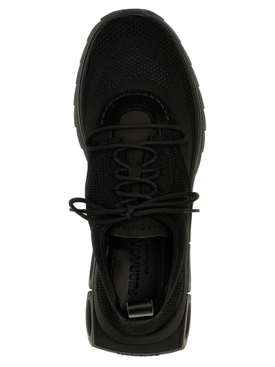 Shop Ferragamo 'nima' Sneakers In Black