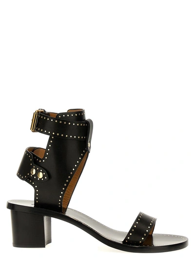 Shop Isabel Marant 'jaeryn' Sandals In Black