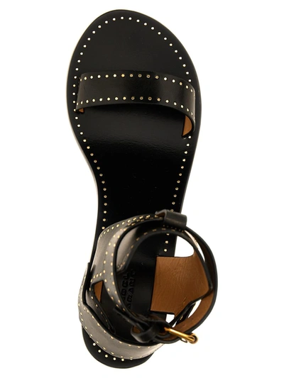 Shop Isabel Marant 'jaeryn' Sandals In Black