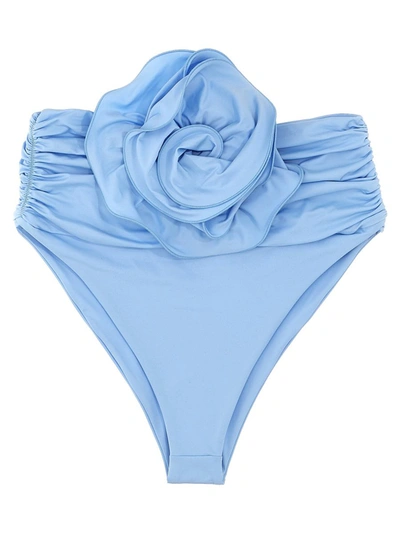 Shop Magda Butrym '01' Bikini Bottoms In Blue