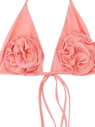 Shop Magda Butrym Rose Swimsuit Bra In Pink