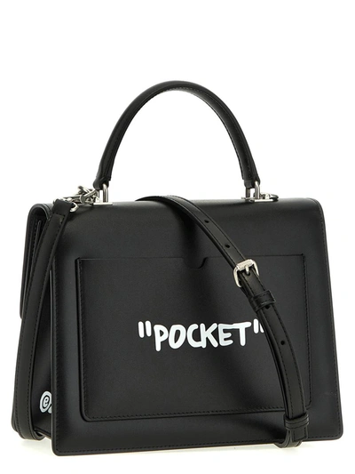 Shop Off-white 'jitney 2.8' Handbag In White/black