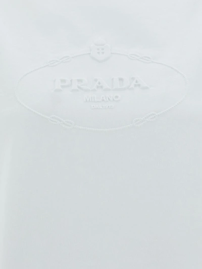 Shop Prada T-shirts In Bianco