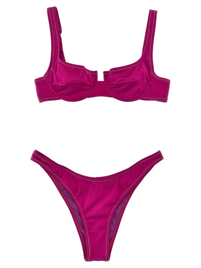 Shop Reina Olga 'brigitte' Bikini In Purple