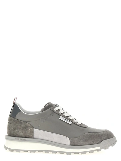 Shop Thom Browne 'alumni' Sneakers In Gray