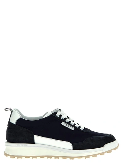 Shop Thom Browne 'alumni' Sneakers In Blue