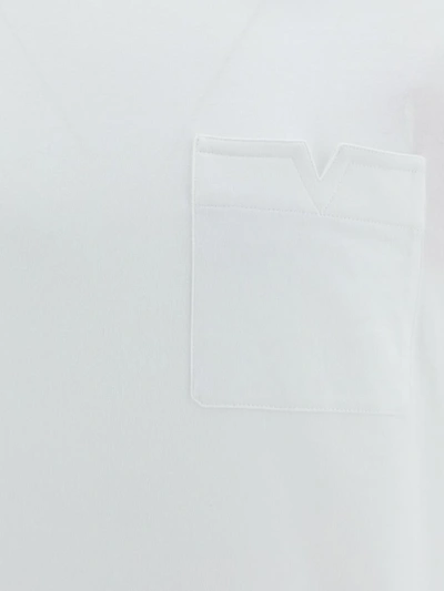 Shop Valentino T-shirts In Bianco