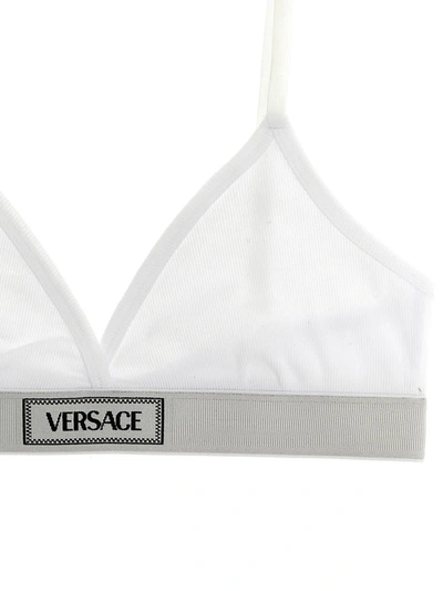 Shop Versace '90s Vintage' Bra In White