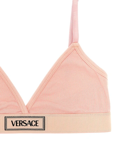 Shop Versace '90s Vintage' Bra In Pink