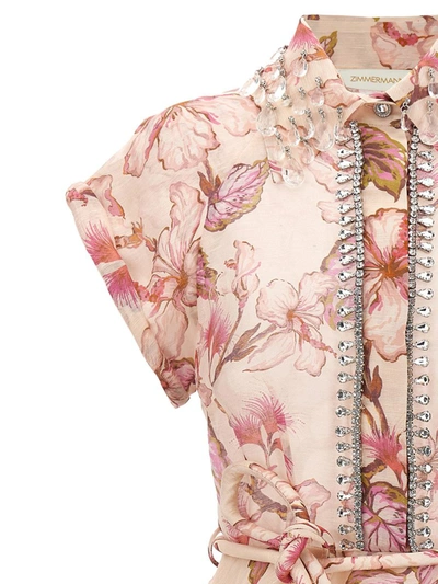 Shop Zimmermann 'matchmaker' Dress In Pink