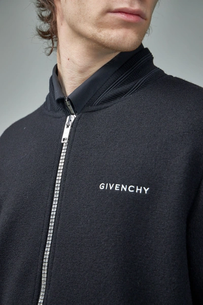 Shop Givenchy Bomber Jacket In Wool