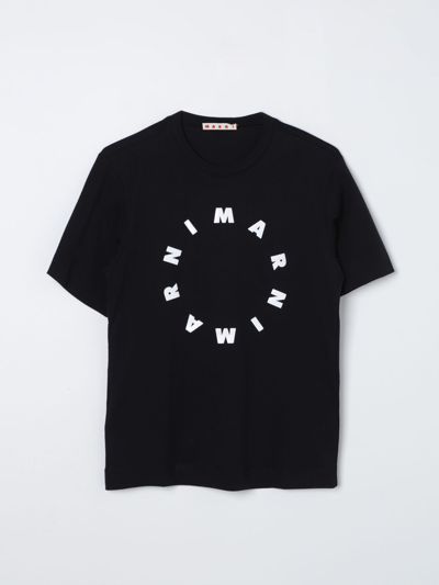 Shop Marni T-shirt  Kids Color Black