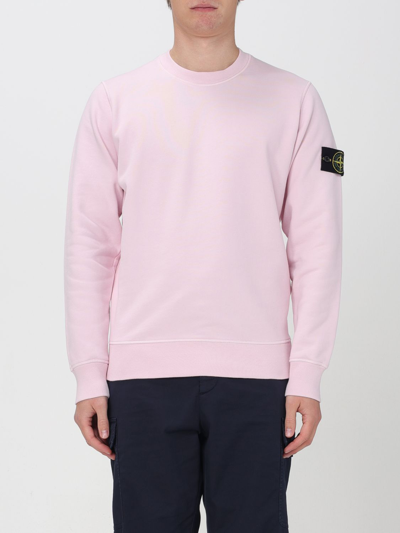 Shop Stone Island Sweatshirt  Men Color Pink