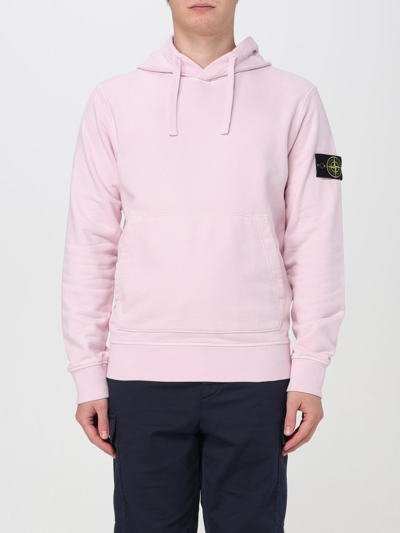 Shop Stone Island Sweatshirt  Men Color Pink
