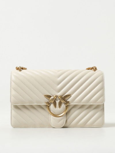 Shop Pinko Shoulder Bag  Woman Color White