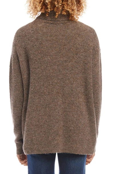 Karen Kane Turtleneck Sweater In Brown