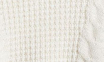 Joe's The Harper Cable Stitch Recycled Polyester Blend Turtleneck Sweater In Eggnog