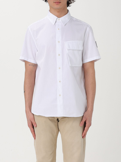 Shop Belstaff Shirt  Men Color White